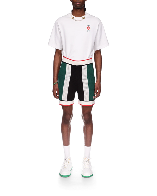 Casablanca Striped Mesh Shorts | Casablanca Paris