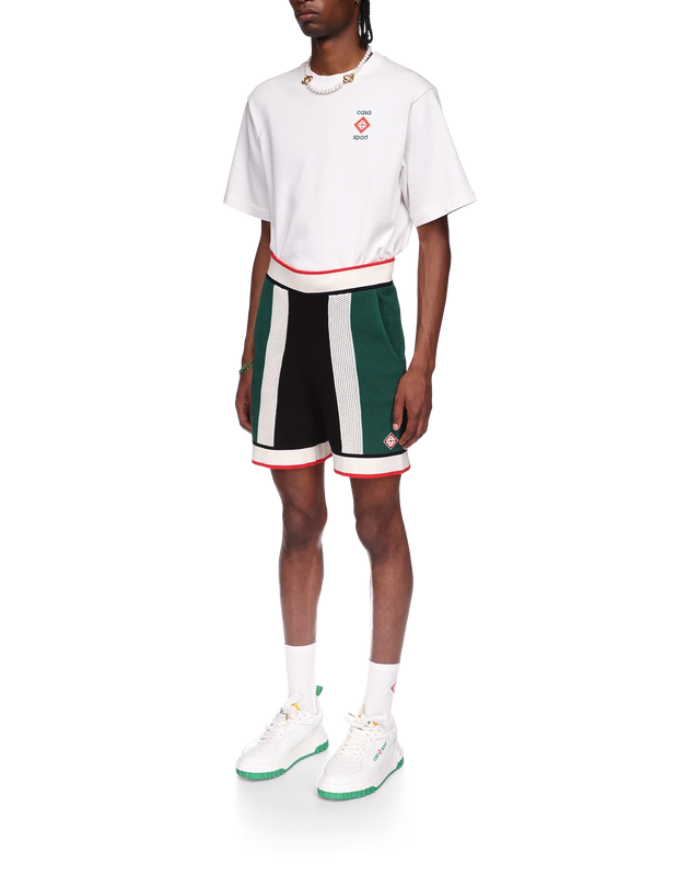 Casablanca Striped Mesh Shorts | Casablanca Paris