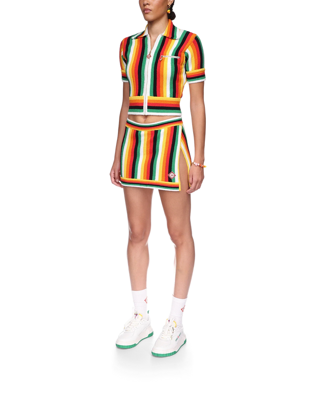 Casablanca Striped Towelling Top | Casablanca Paris