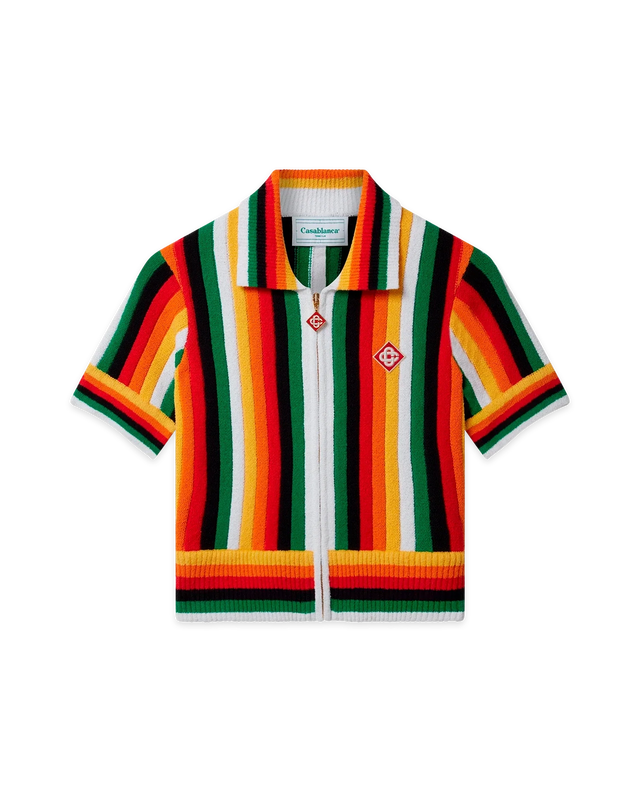 casablanca Striped Towelling Top | Casablanca Paris