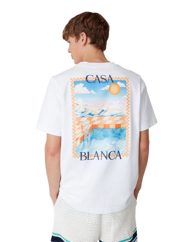 Casablanca Surreal Pool T-Shirt | Casablanca Paris