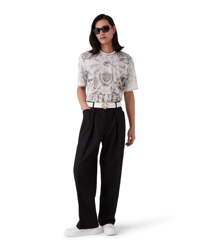 Casablanca Tattoo Mesh Top | Casablanca Paris