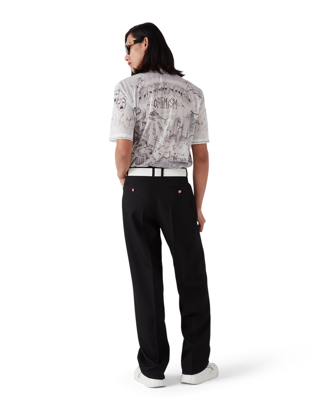 Casablanca Tattoo Mesh Top | Casablanca Paris