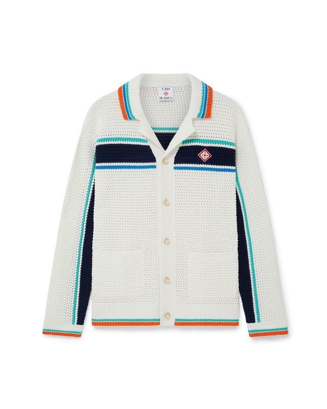 casablanca Tennis Crochet Shacket | Casablanca Paris