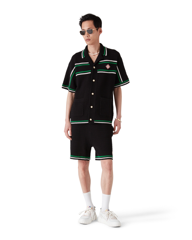 Casablanca Tennis Crochet Shirt | Casablanca Paris