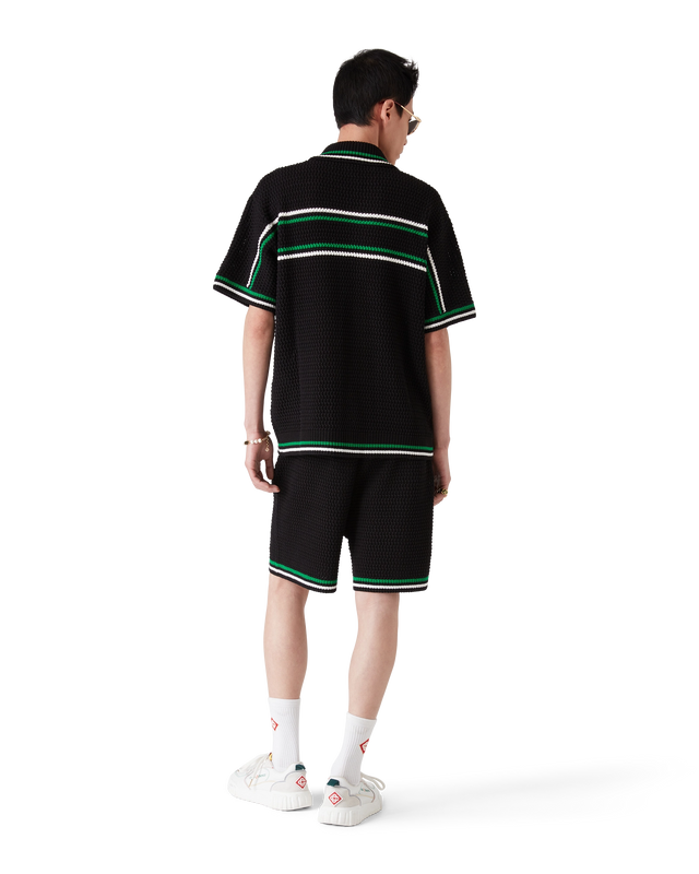 Casablanca Tennis Crochet Shirt | Casablanca Paris