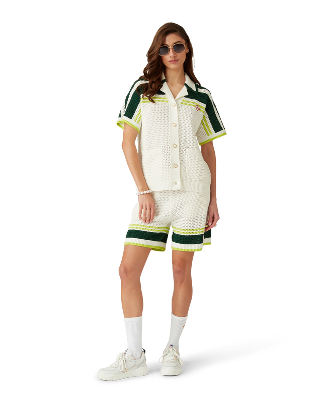 Casablanca Tennis Crochet Shirt | Casablanca Paris