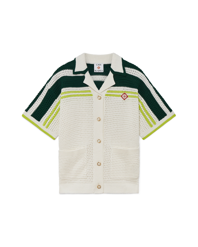 casablanca Tennis Crochet Shirt | Casablanca Paris