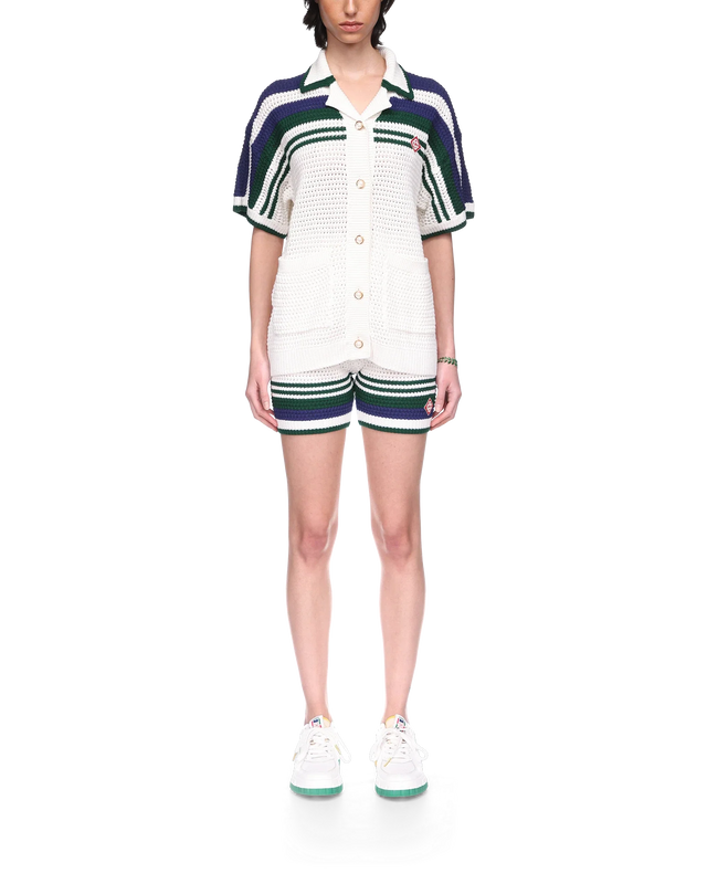 Casablanca Tennis Crochet Shirt | Casablanca Paris