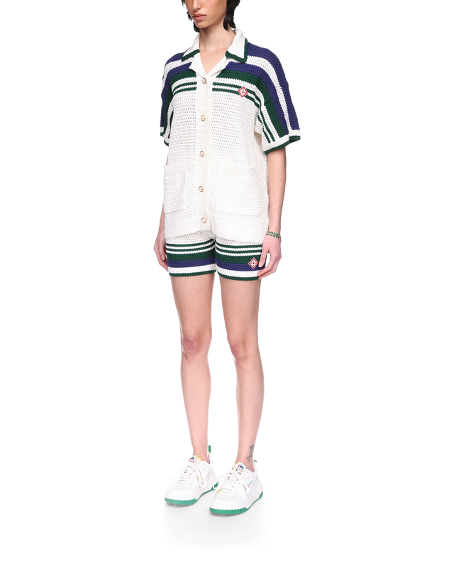 Casablanca Tennis Crochet Shirt | Casablanca Paris