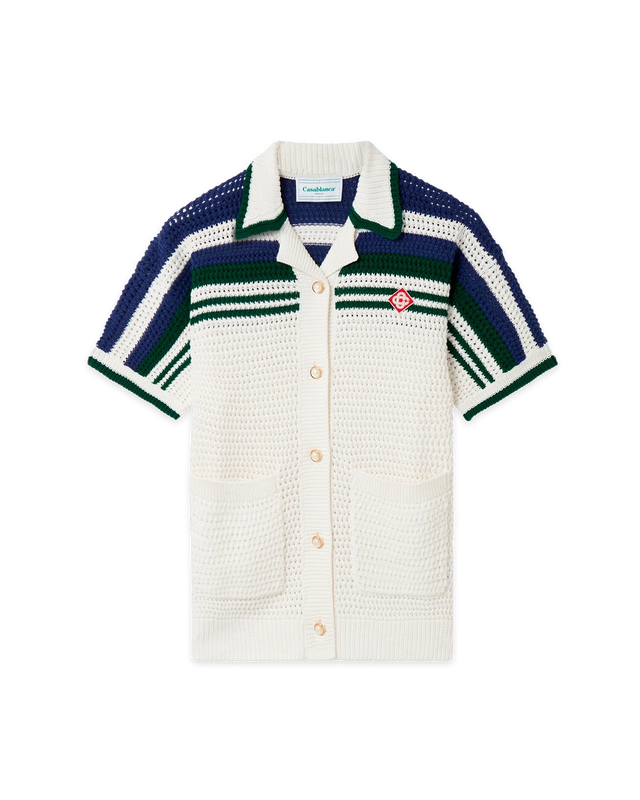 casablanca Tennis Crochet Shirt | Casablanca Paris