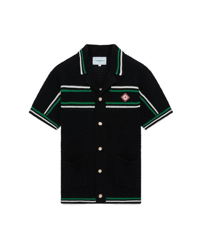 casablanca Tennis Crochet Shirt | Casablanca Paris