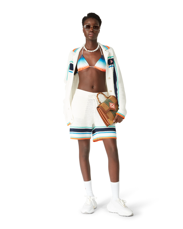 Casablanca Tennis Crochet Shorts | Casablanca Paris