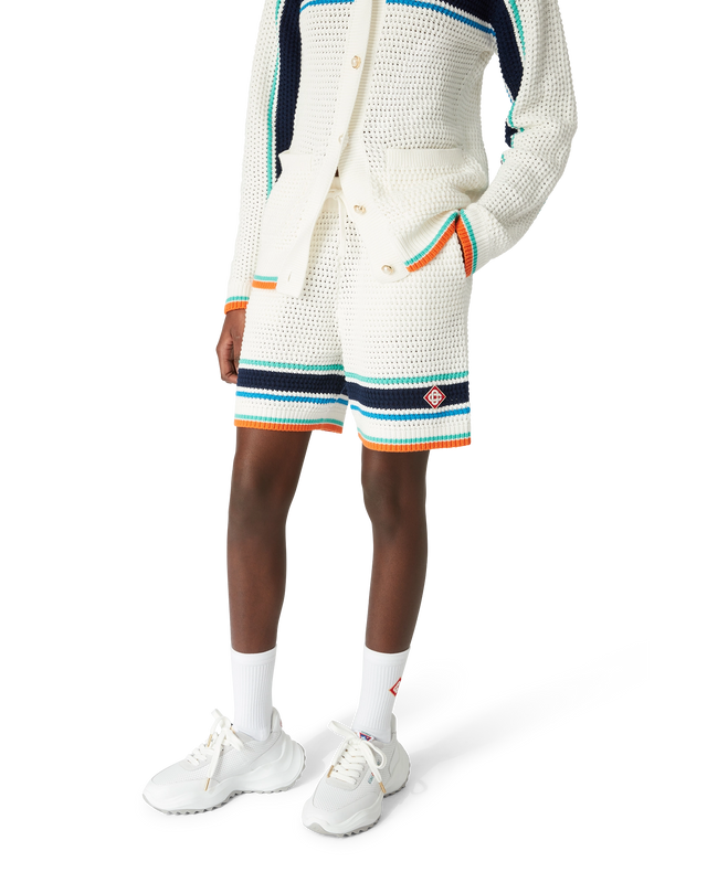 Casablanca Tennis Crochet Shorts | Casablanca Paris