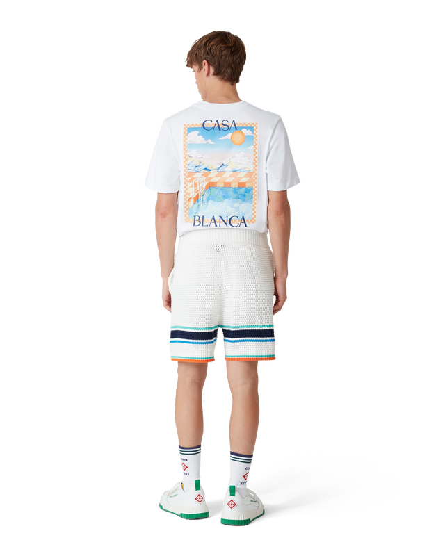 Casablanca Tennis Crochet Shorts | Casablanca Paris