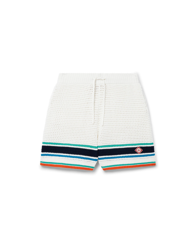 casablanca Tennis Crochet Shorts | Casablanca Paris