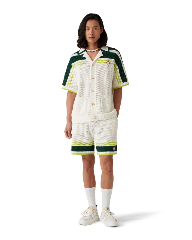 Casablanca Tennis Crochet Shorts | Casablanca Paris