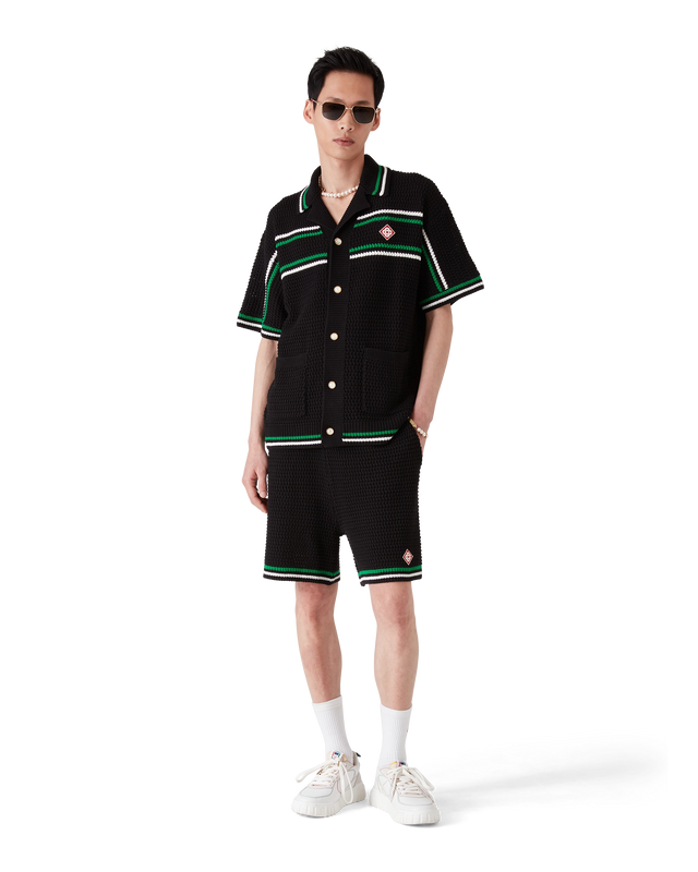 Casablanca Tennis Crochet Shorts | Casablanca Paris