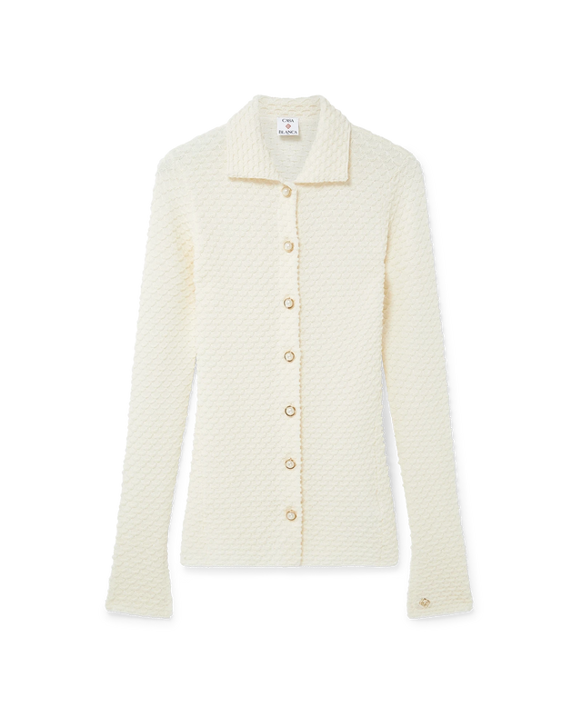 casablanca Textured Knitted Shirt | Casablanca Paris
