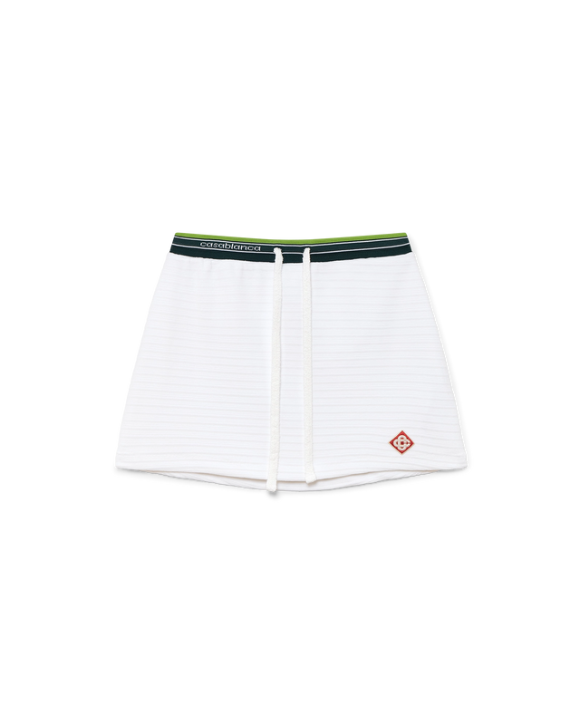 casablanca Textured Velour Tennis Skirt– Casablanca