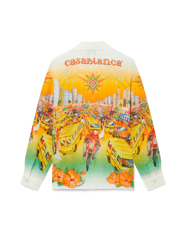 casablanca Traffic Linen Shirt | Casablanca Paris