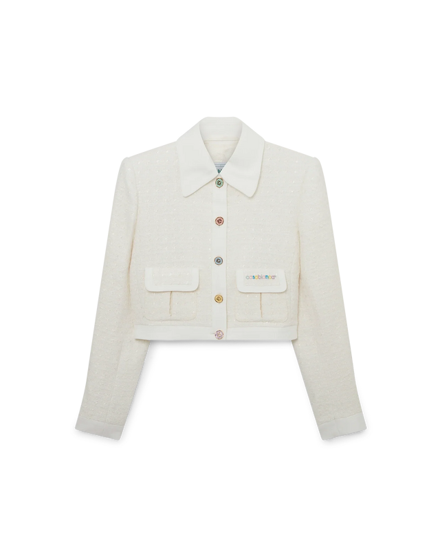 casablanca Tweed Fitted Jacket | Casablanca Paris