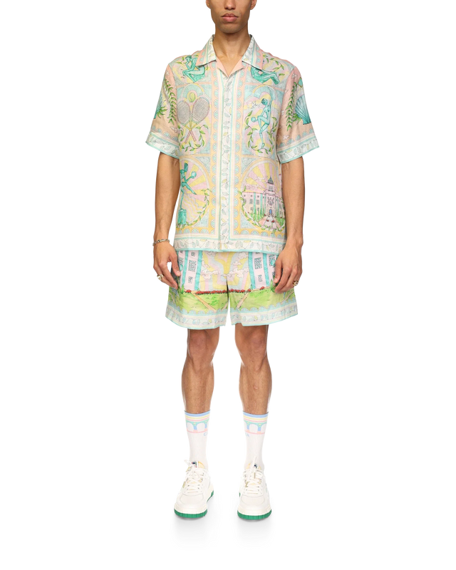 Casablanca Vase Linen Shirt | Casablanca Paris