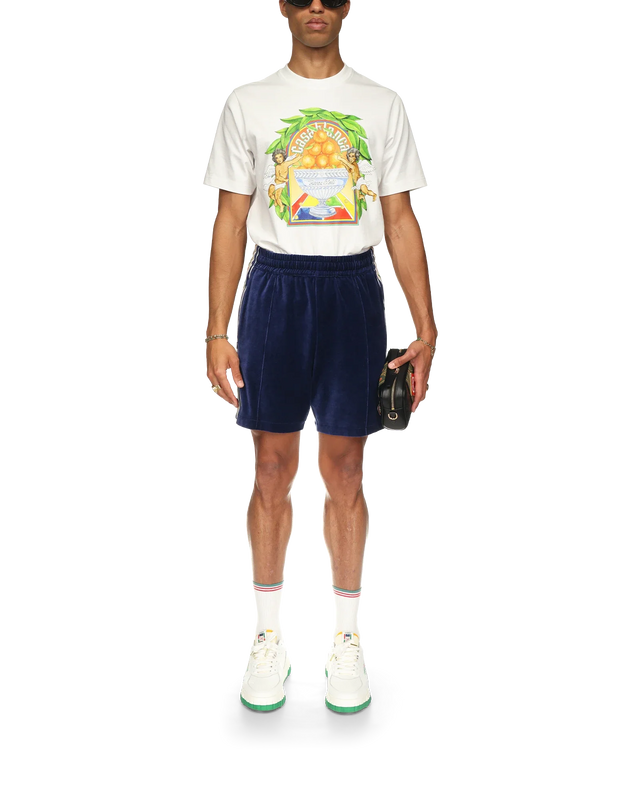 Casablanca Velour Laurel Shorts | Casablanca Paris