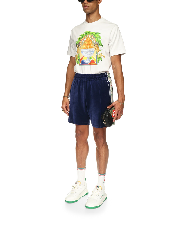 Casablanca Velour Laurel Shorts | Casablanca Paris