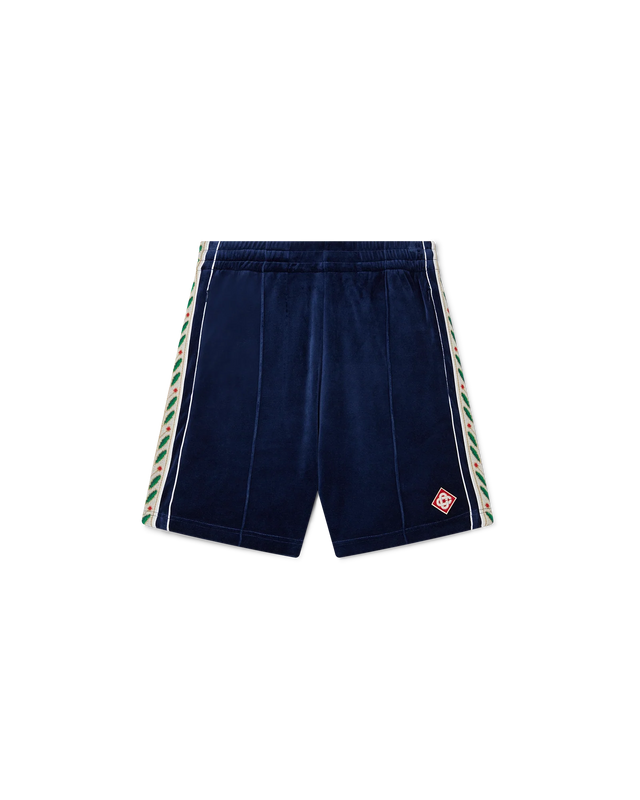 casablanca Velour Laurel Shorts | Casablanca Paris