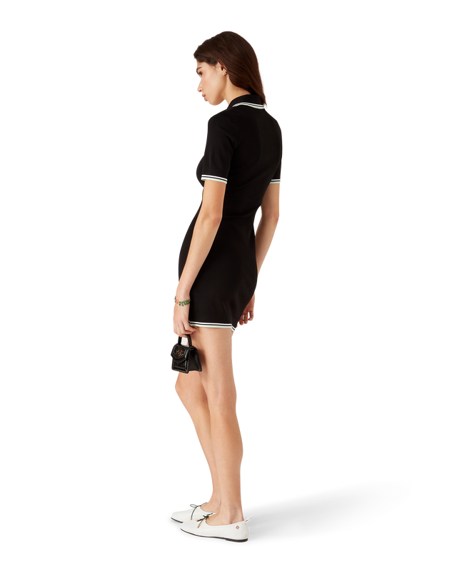 Casablanca Viscose V-Neck Polo Dress– Casablanca