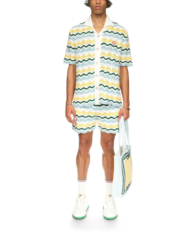 Casablanca Wavy Boucle Shorts | Casablanca Paris