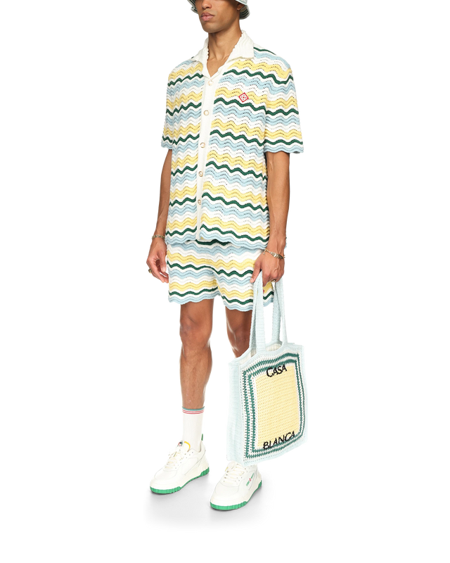 Casablanca Wavy Boucle Shorts | Casablanca Paris