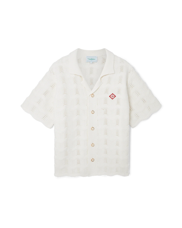 casablanca Wavy Crochet Shirt | Casablanca Paris
