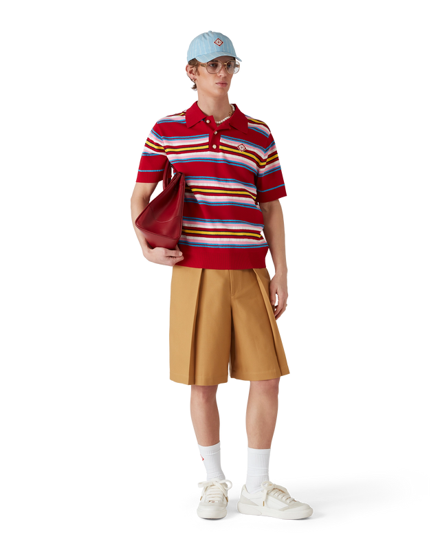 Casablanca Wool Pleated Shorts | Casablanca Paris