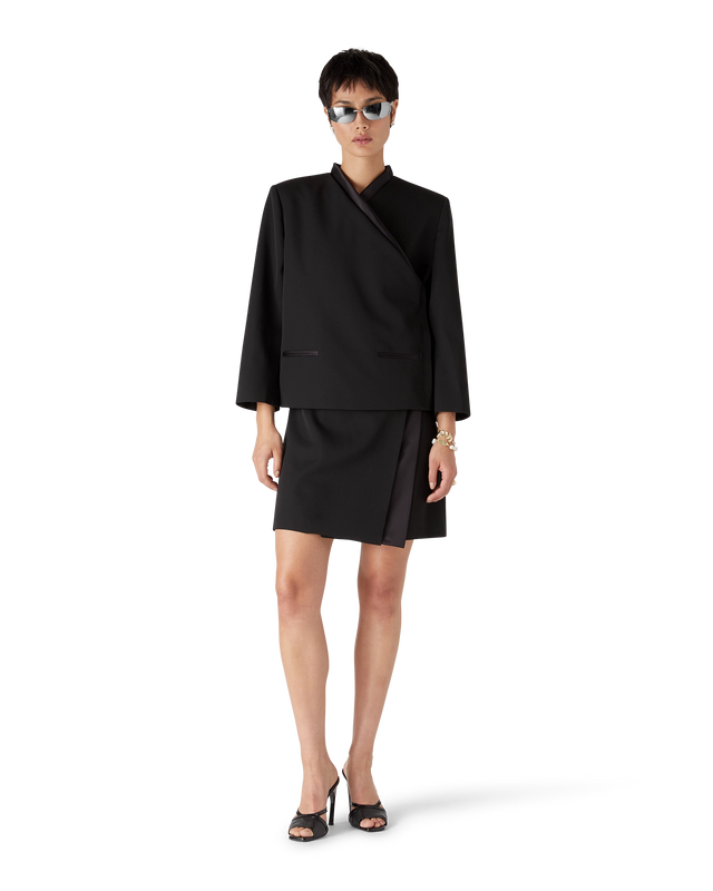 Casablanca Wool Tailoring Wrap Skirt– Casablanca
