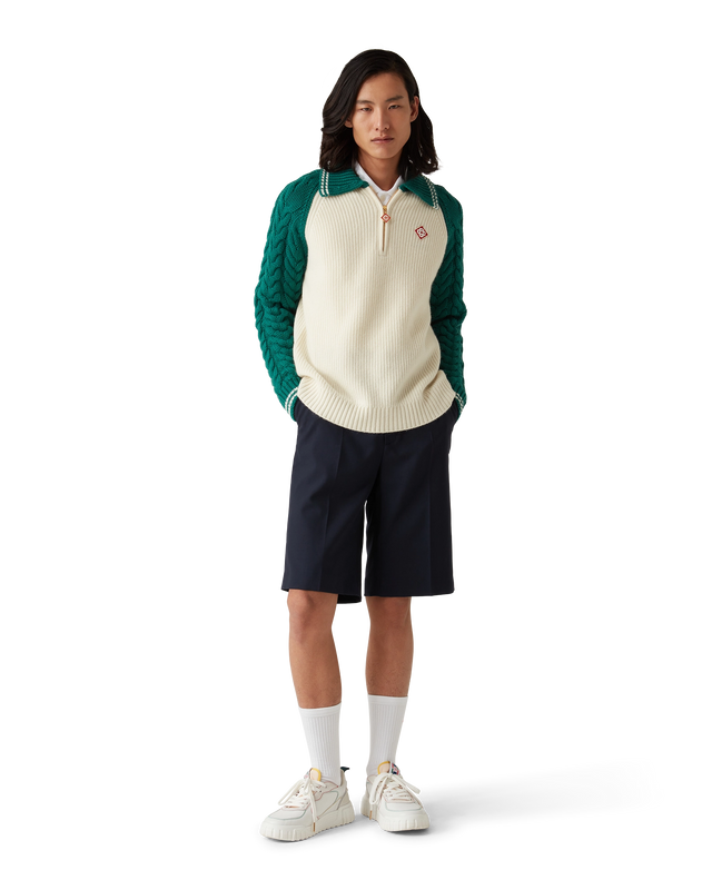 Casablanca Cashmere Cable Knit Jumper | Casablanca Paris