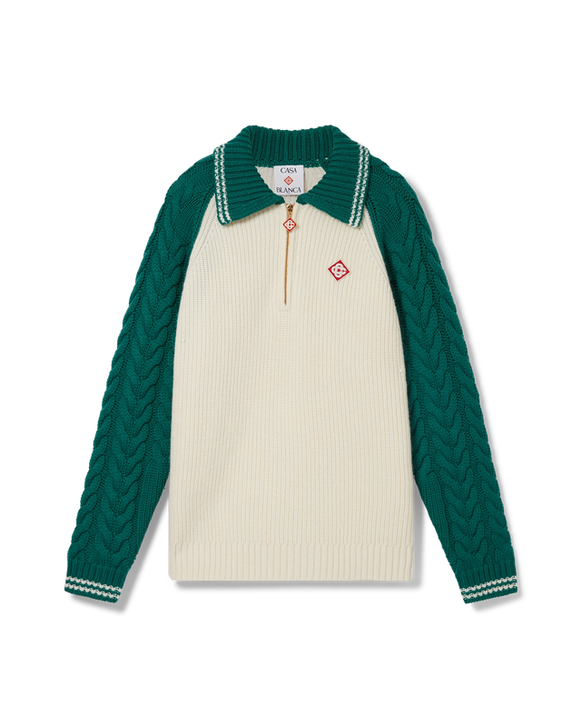 casablanca Cashmere Cable Knit Jumper | Casablanca Paris