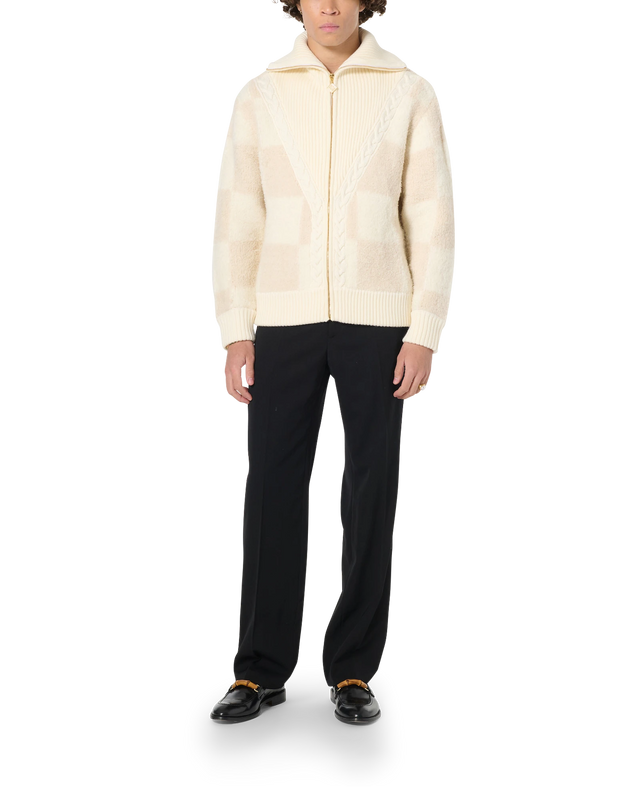 Casablanca Checked Boucle Cardigan | Casablanca Paris