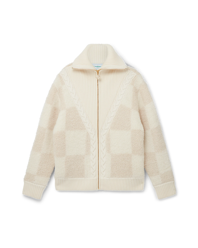 casablanca Checked Boucle Cardigan | Casablanca Paris