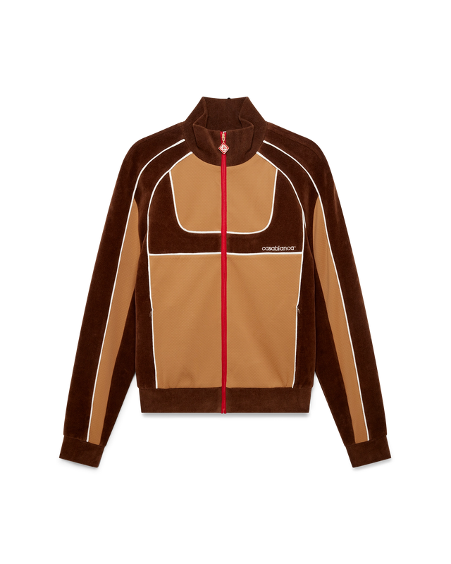 casablanca Chenille Panelled Track Jacket | Casablanca Paris