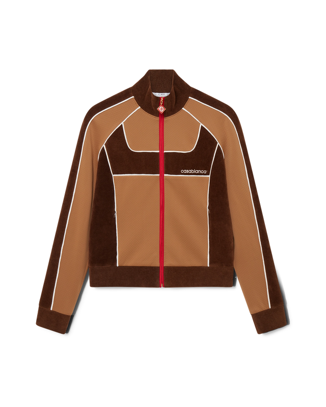 casablanca Chenille Panelled Track Jacket | Casablanca Paris