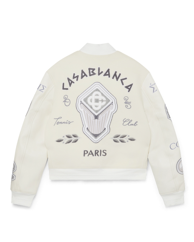 Casablanca Chenille Patchwork Bomber Jacket | Casablanca Paris