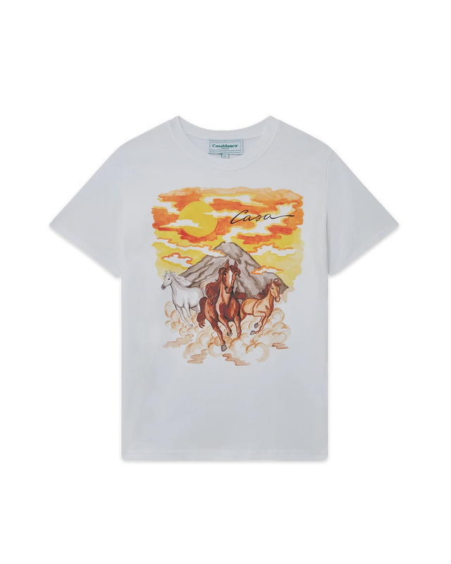 casablanca Chevaux Sauvages T-Shirt | Casablanca Paris