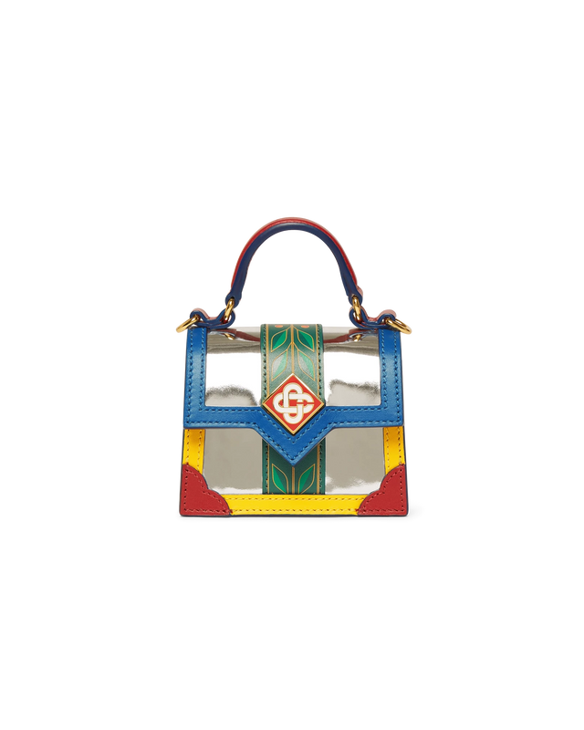 casablanca Chrome Laurel Micro Jeanne Bag | Casablanca Paris