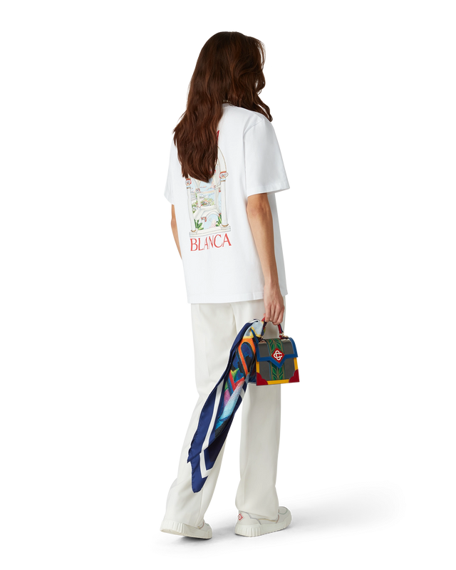 Casablanca Chrome Laurel Mini Jeanne Bag | Casablanca Paris