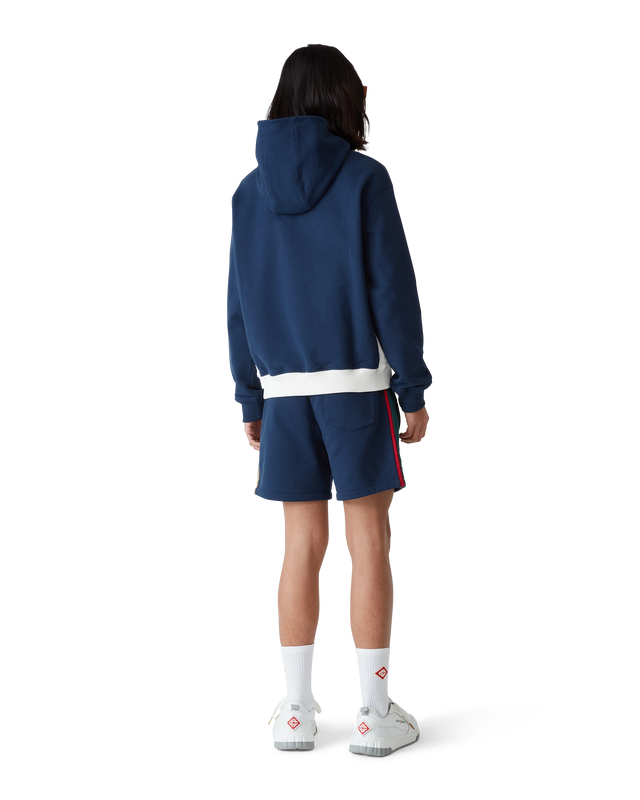 Casablanca Colourblock Quarter Zip Hooded Sweatshirt– Casablanca
