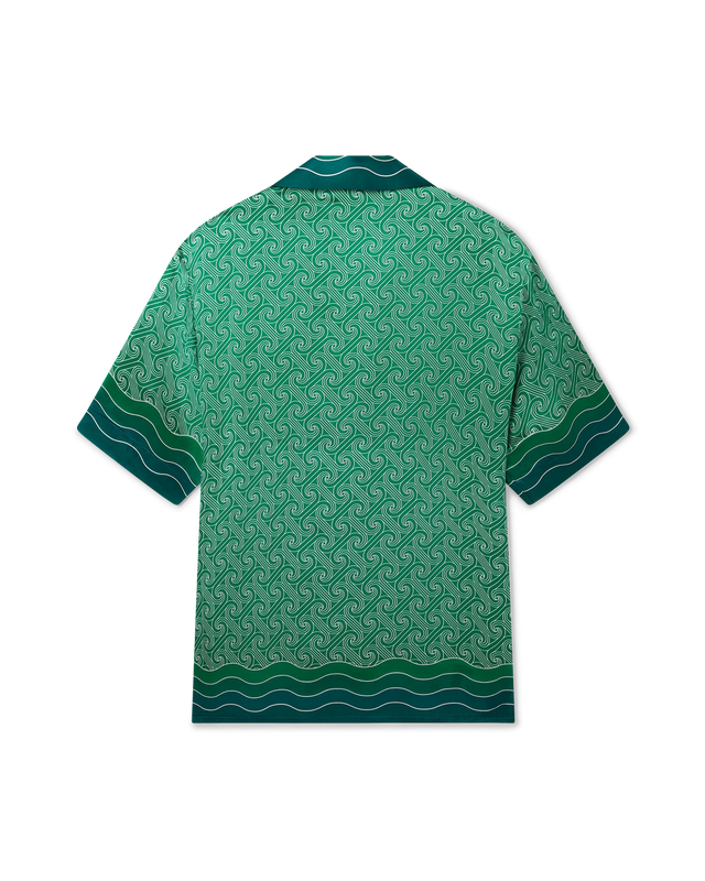 Casablanca Column Monogram Silk Shirt | Casablanca Paris