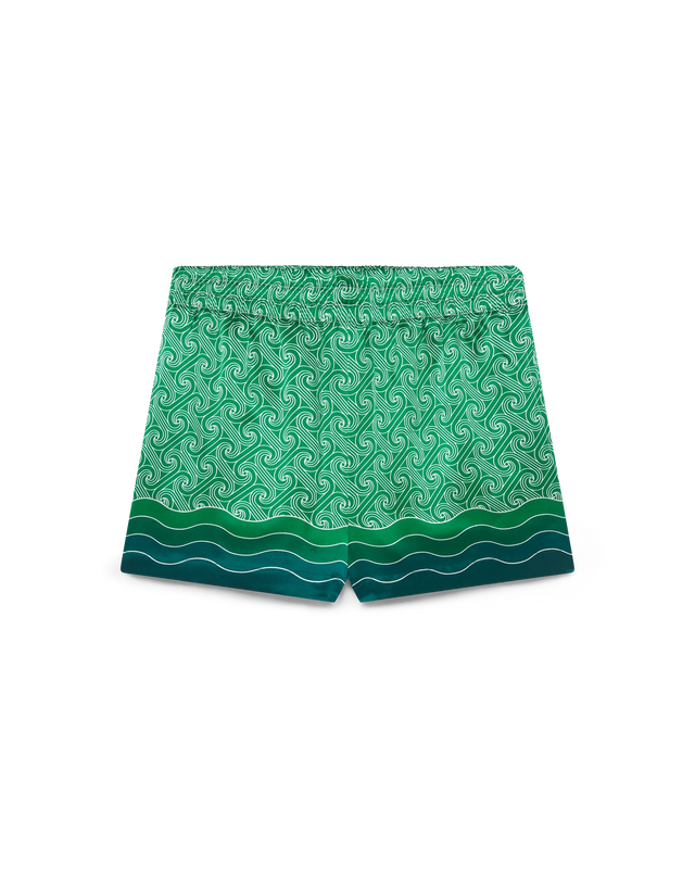 casablanca Column Monogram Silk Shorts | Casablanca Paris