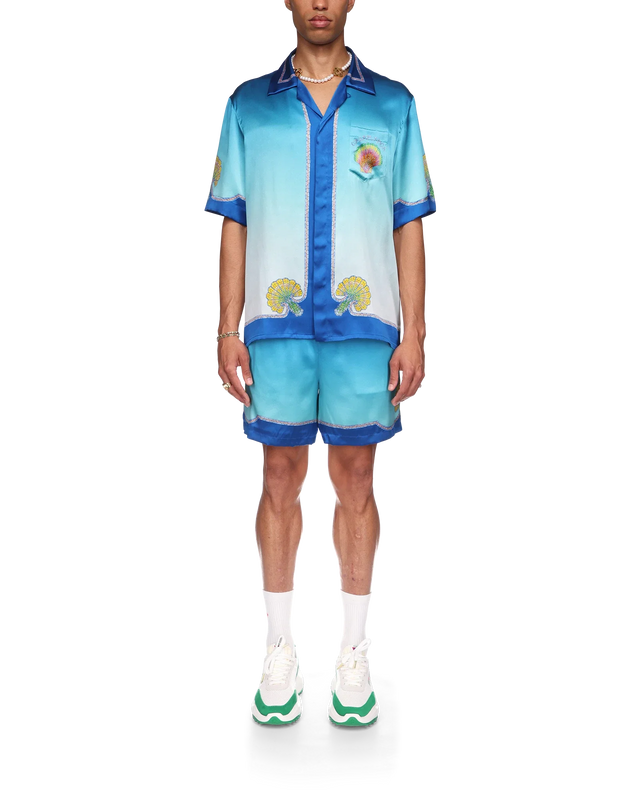 Casablanca Coquillage Coloré Silk Shirt | Casablanca Paris